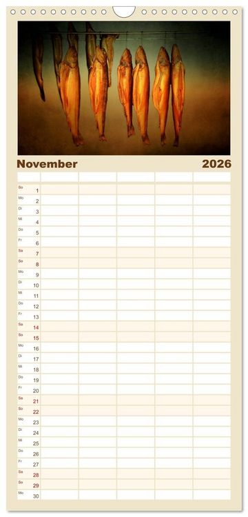 Produktbild: Familienplaner 2026 - Der K&uuml;chenkalender mit 5 Spalten (Wandkalender, 21 x 45 cm) CALVENDO
