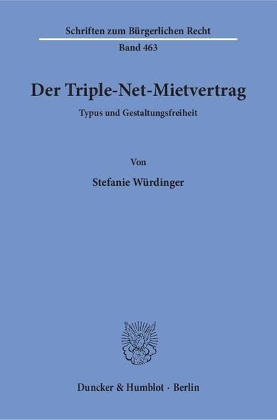 Produktbild: Der Triple-Net-Mietvertrag.
