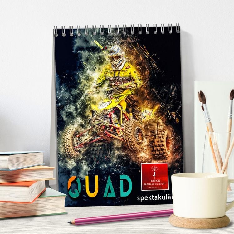 Produktbild: Quad spektakul&auml;r (Tischkalender 2026 DIN A5 hoch), CALVENDO Monatskalender