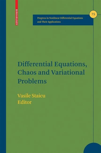 Produktbild: Differential Equations, Chaos and Variational Problems
