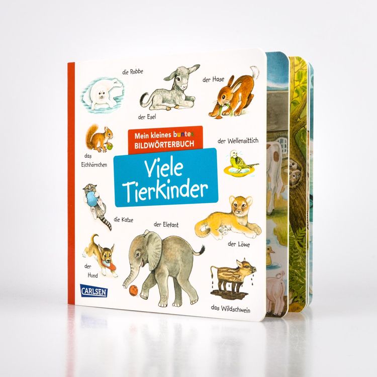 Produktbild: Mein kleines buntes Bildw&ouml;rterbuch: Viele Tierkinder