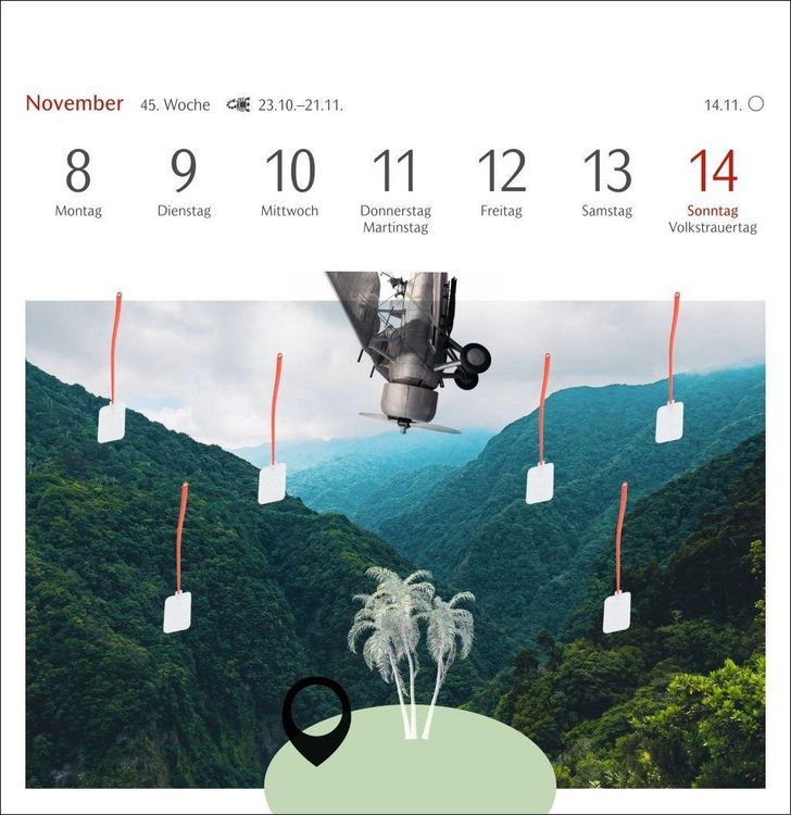 Produktbild: Welches Buch bin ich? Premium-Postkartenkalender 2027 - Literarischer R&auml;tselkalender