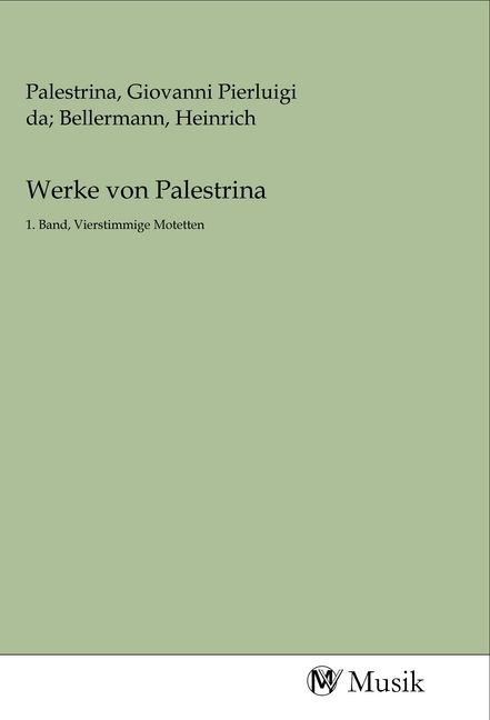 Produktbild: Werke von Palestrina
