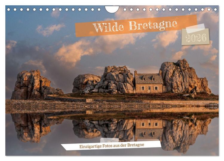 Produktbild: Wilde Bretagne (Wandkalender 2026 DIN A4 quer), CALVENDO Monatskalender