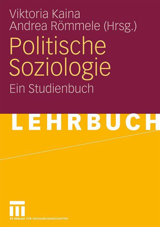 Produktbild: Politische Soziologie