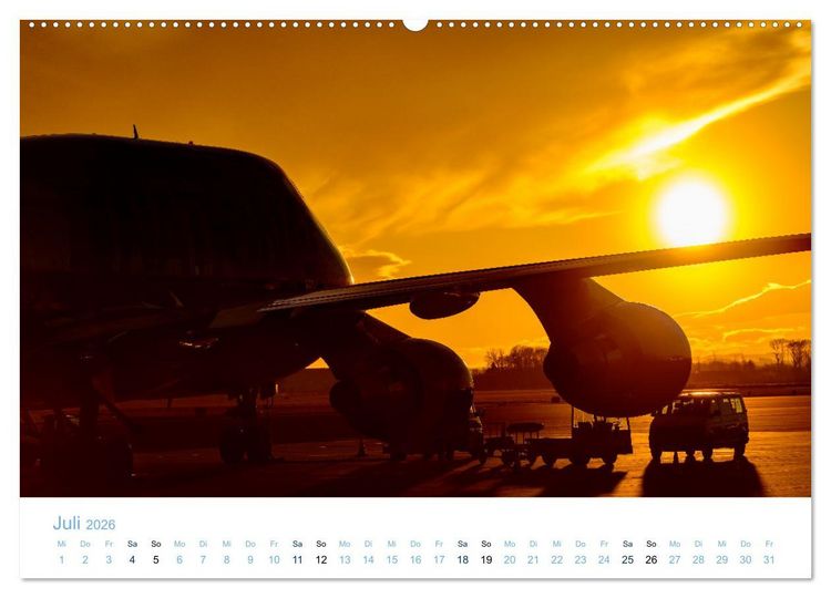 Produktbild: BOEING 747 - K&ouml;nigin der L&uuml;fte (hochwertiger Premium Wandkalender 2026 DIN A2 quer), Kunstdruck in Hochglanz