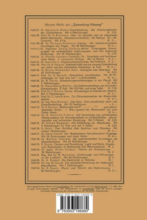 Produktbild: &Uuml;ber die Quantentheorie der Linienspektren
