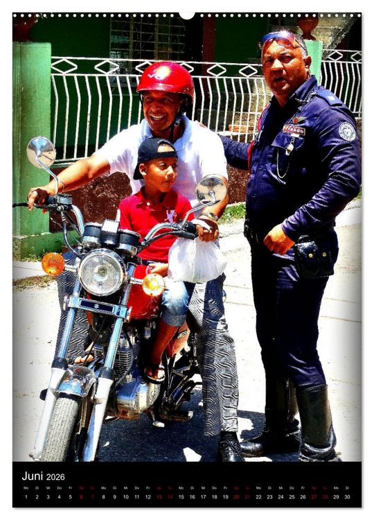 Produktbild: SUZUKI BIKER IN HAVANNA (Wandkalender 2026 DIN A2 hoch), CALVENDO Monatskalender