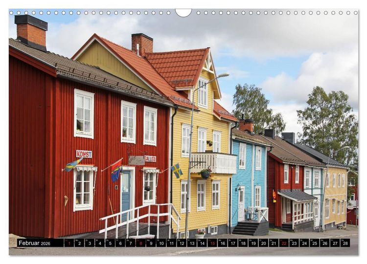 Produktbild: Sommer in Schwedens Lappland (Wandkalender 2026 DIN A3 quer), CALVENDO Monatskalender