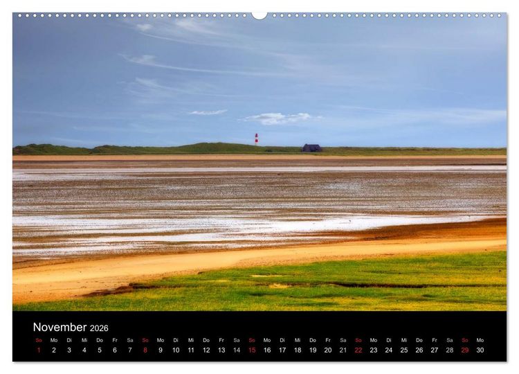 Produktbild: Sylt (Wandkalender 2026 DIN A2 quer), CALVENDO Monatskalender