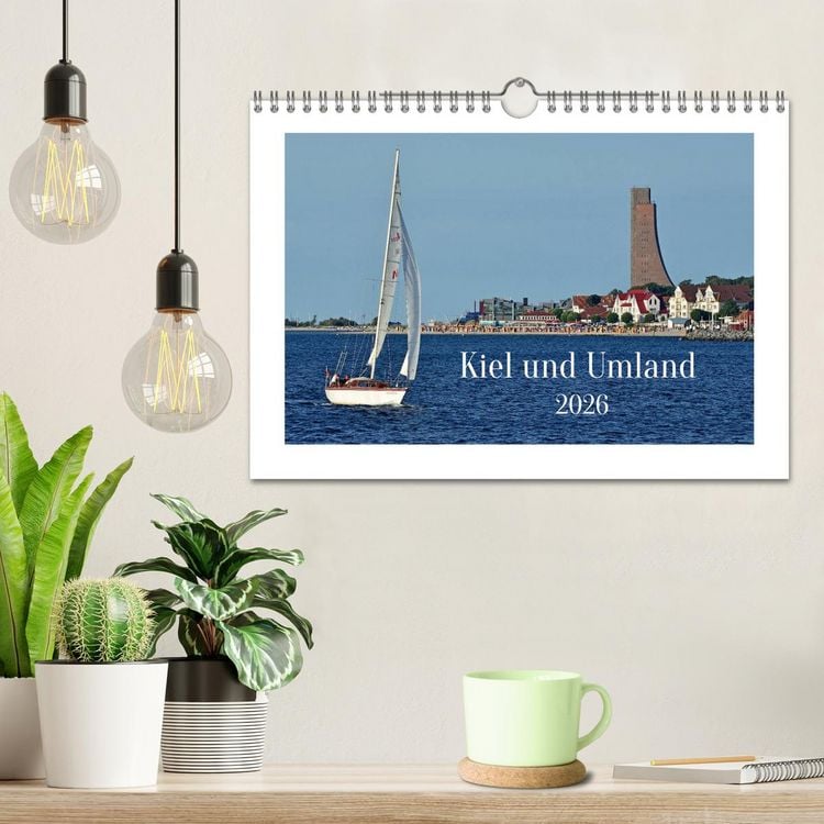 Produktbild: Kiel und Umland (Wandkalender 2026 DIN A4 quer), CALVENDO Monatskalender