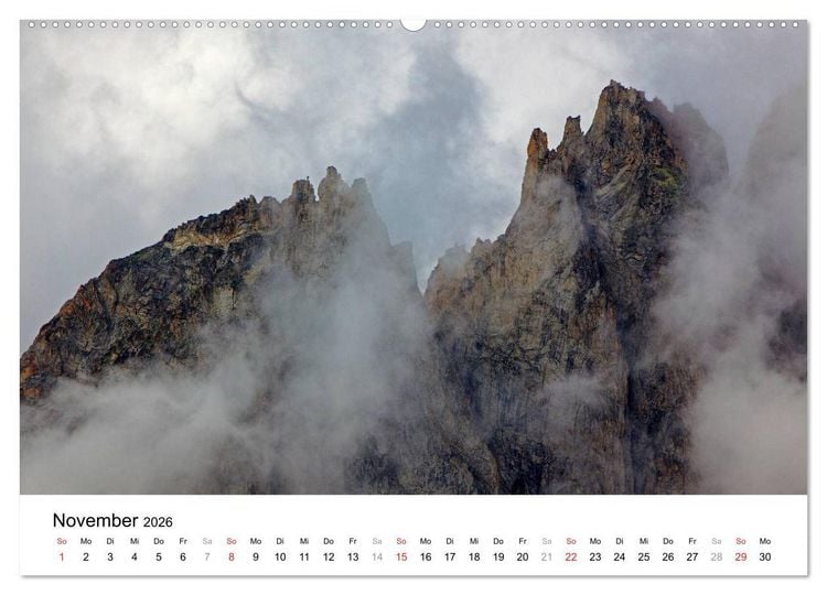 Produktbild: Mystische Schweizer Berglandschaften - Momente in der Natur (Wandkalender 2026 DIN A2 quer), CALVENDO Monatskalender