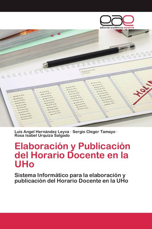 Produktbild: Elaboraci&oacute;n y Publicaci&oacute;n del Horario Docente en la UHo