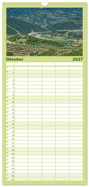 Produktbild: Familienplaner 2027 - Albanien. Eine Entdeckungsreise. mit 5 Spalten (Wandkalender, 21 x 45 cm) CALVENDO