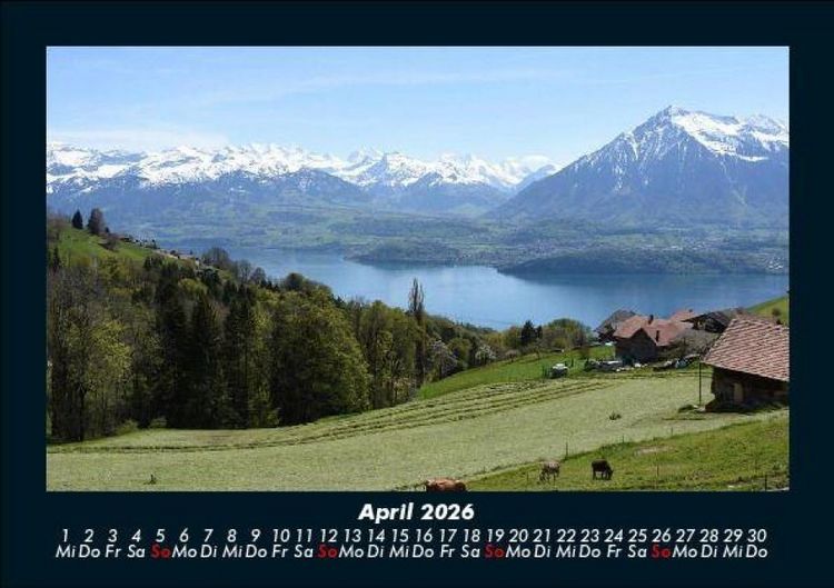 Produktbild: Die Seen der Erde 2026 Fotokalender DIN A5