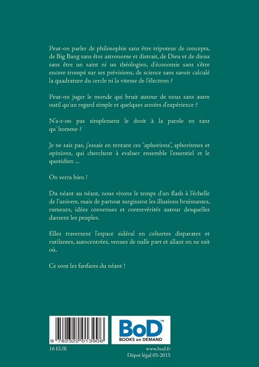 Produktbild: Les fanfares du n&eacute;ant