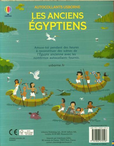 Produktbild: Les anciens Egyptiens : autocollants Usborne : d&egrave;s 5 ans