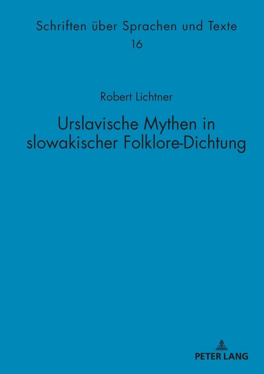 Produktbild: Urslavische Mythen in slowakischer Folklore-Dichtung