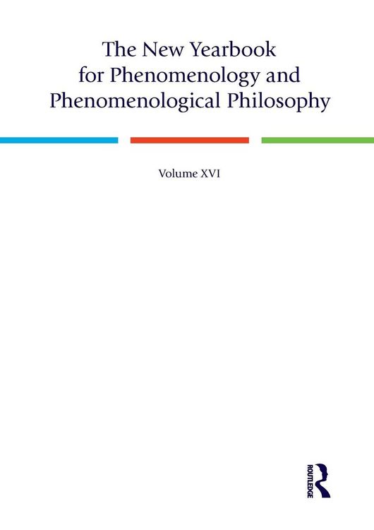 Produktbild: The New Yearbook for Phenomenology and Phenomenological Philosophy