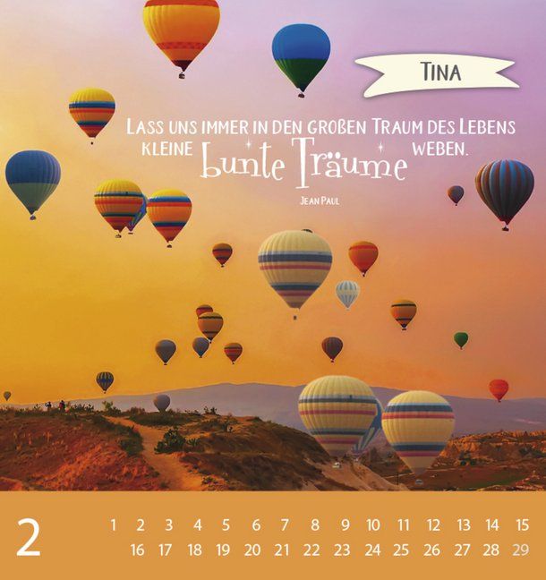 Produktbild: Namenskalender Tina