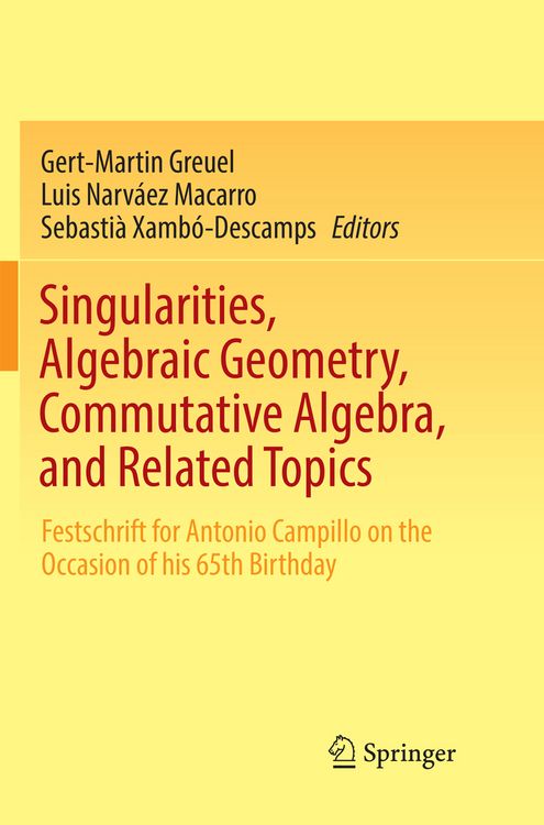 Produktbild: Singularities, Algebraic Geometry, Commutative Algebra, and Related Topics