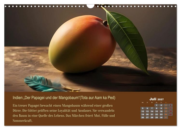 Produktbild: 12 M&auml;rchen unserer Welt (Wandkalender 2027 DIN A3 quer), CALVENDO Monatskalender