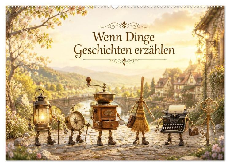 Produktbild: Wenn Dinge Geschichten erz&auml;hlen (Wandkalender 2027 DIN A2 quer), CALVENDO Monatskalender