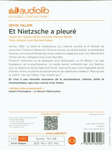 Produktbild: Et Nietzsche a pleuré