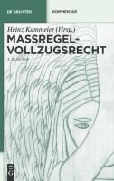 Produktbild: Ma&szlig;regelvollzugsrecht