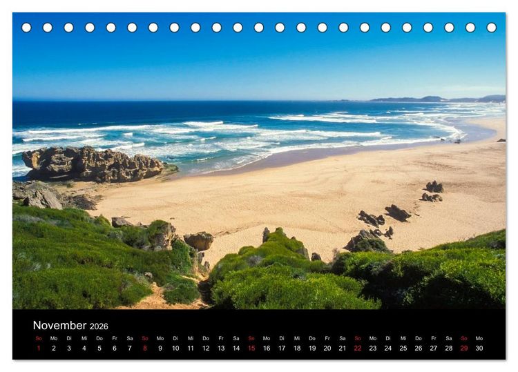 Produktbild: Kapstadt, Winelands und Garden Route (Tischkalender 2026 DIN A5 quer), CALVENDO Monatskalender
