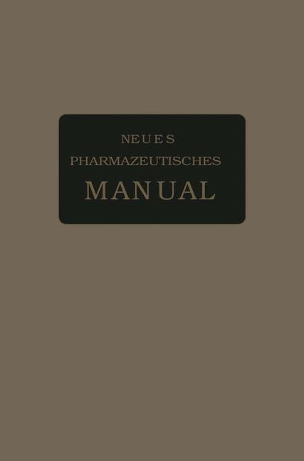 Produktbild: Neues Pharmazeutisches Manual