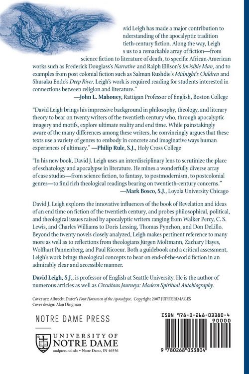 Produktbild: Apocalyptic Patterns in Twentieth-Century Fiction