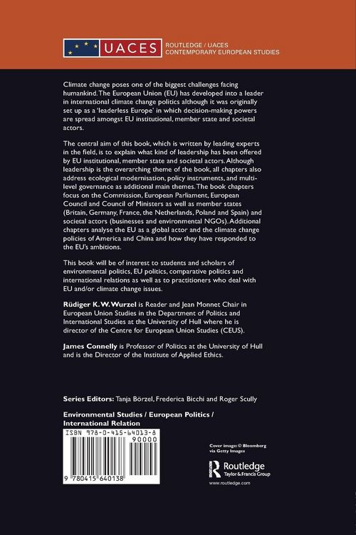Produktbild: The European Union as a Leader in International Climate Change Politics