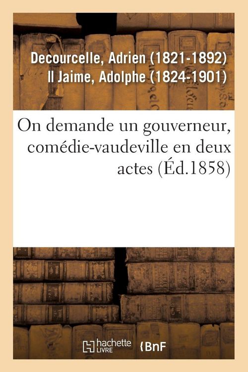 Produktbild: On demande un gouverneur, com&eacute;die-vaudeville en deux actes