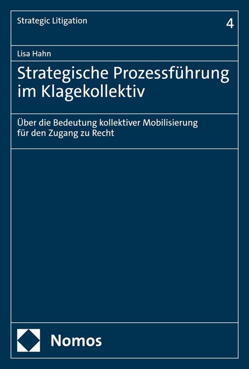 Produktbild: Strategische Prozessf&uuml;hrung im Klagekollektiv
