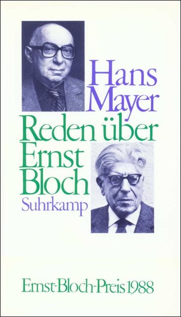 Produktbild: Mayer, H: Reden ueber Bloch