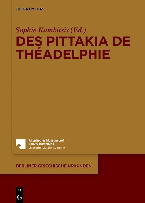 Produktbild: Des pittakia de Th&eacute;adelphie