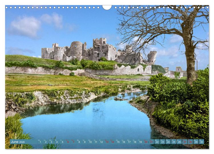 Produktbild: Wales around 1900 - photos restored and colourised (Wall Calendar 2026 DIN A3 landscape), CALVENDO 12 Month Wall Calendar