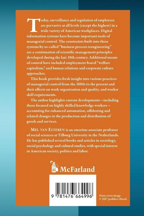 Produktbild: Managerial Control of American Workers