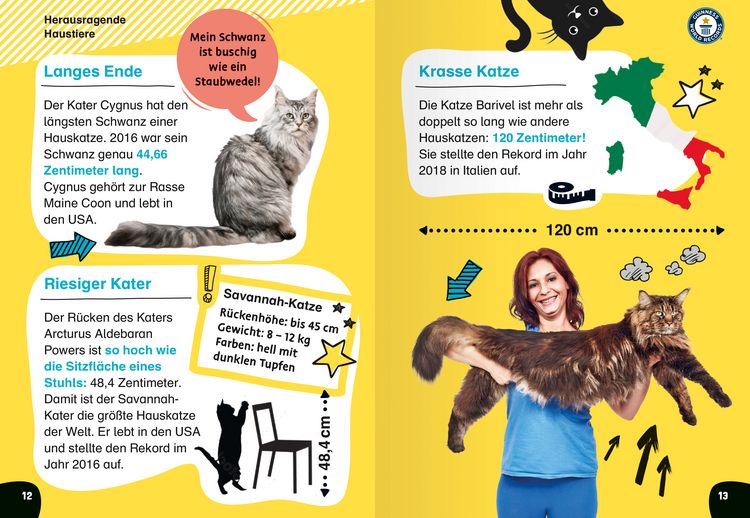 Produktbild: Guinness World Records f&uuml;r Erstleser - Haustiere
