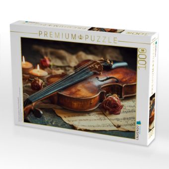 Produktbild: CALVENDO Puzzle Ein Hauch vergangener Tr&auml;ume im Kerzenlicht | 1000 Teile Lege-Gr&ouml;&szlig;e 64x48cm Foto-Puzzle f&uuml;r gl&uuml;ckliche Stunden