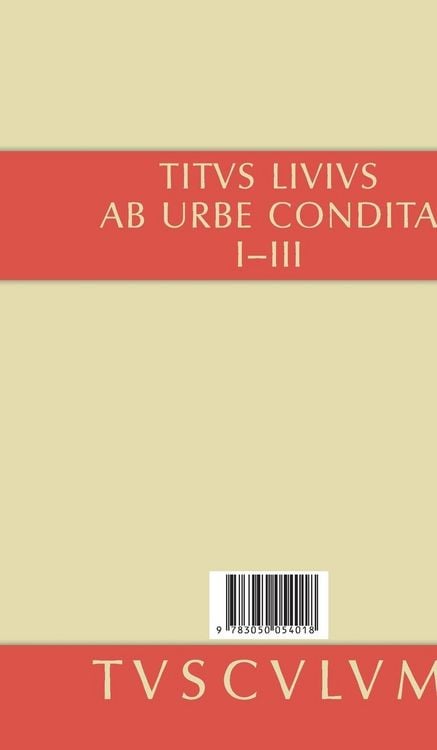 Produktbild: Titus Livius: R&ouml;mische Geschichte / Buch 1-3