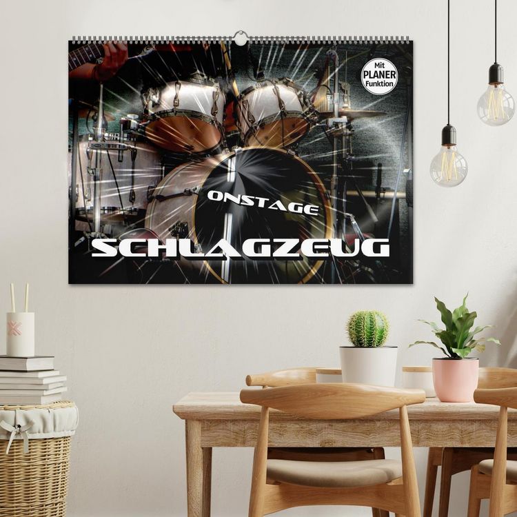 Produktbild: Schlagzeug onstage (Wandkalender 2026 DIN A2 quer), CALVENDO Monatskalender