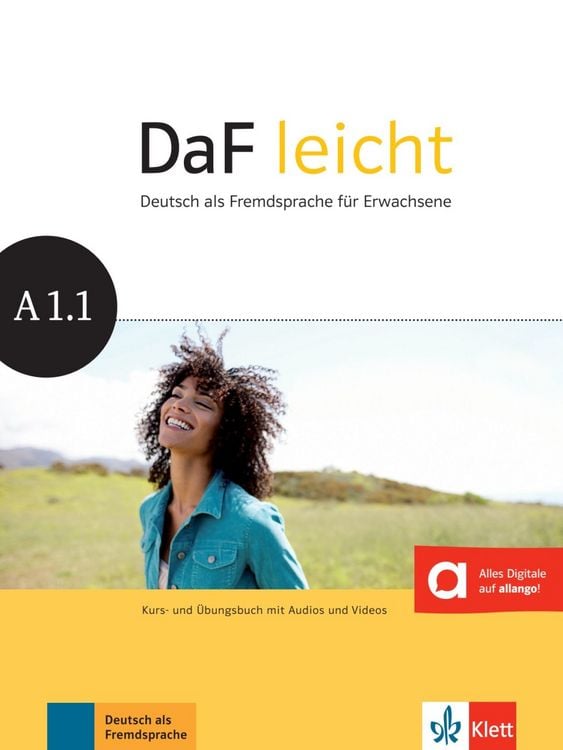 Produktbild: DaF leicht A1.1.  Kurs- und &Uuml;bungsbuch mit Audios und Videos