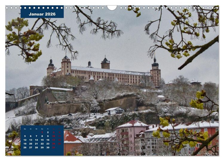 Produktbild: Winterstimmungen in Deutschland (Wandkalender 2026 DIN A3 quer), CALVENDO Monatskalender