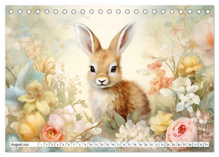 Produktbild: Tierisch s&uuml;&szlig;! (Tischkalender 2026 DIN A5 quer), CALVENDO Monatskalender