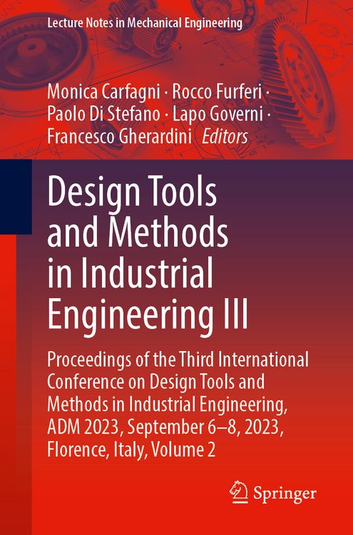Produktbild: Design Tools and Methods in Industrial Engineering III