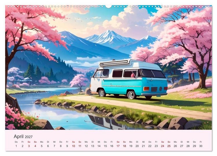 Produktbild: Vanlife Ein Leben auf der Stra&szlig;e (Wandkalender 2027 DIN A2 quer), CALVENDO Monatskalender