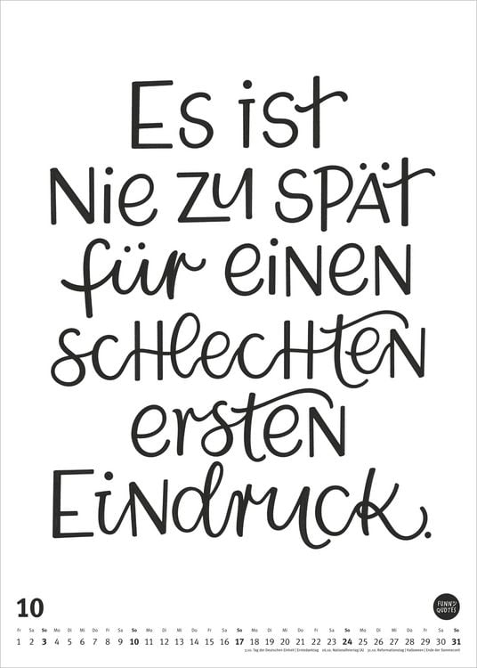 Produktbild: Funny Quotes-Kalender 2027