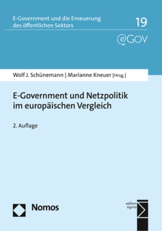 Produktbild: E-Government und Netzpolitik im europ&auml;ischen Vergleich
